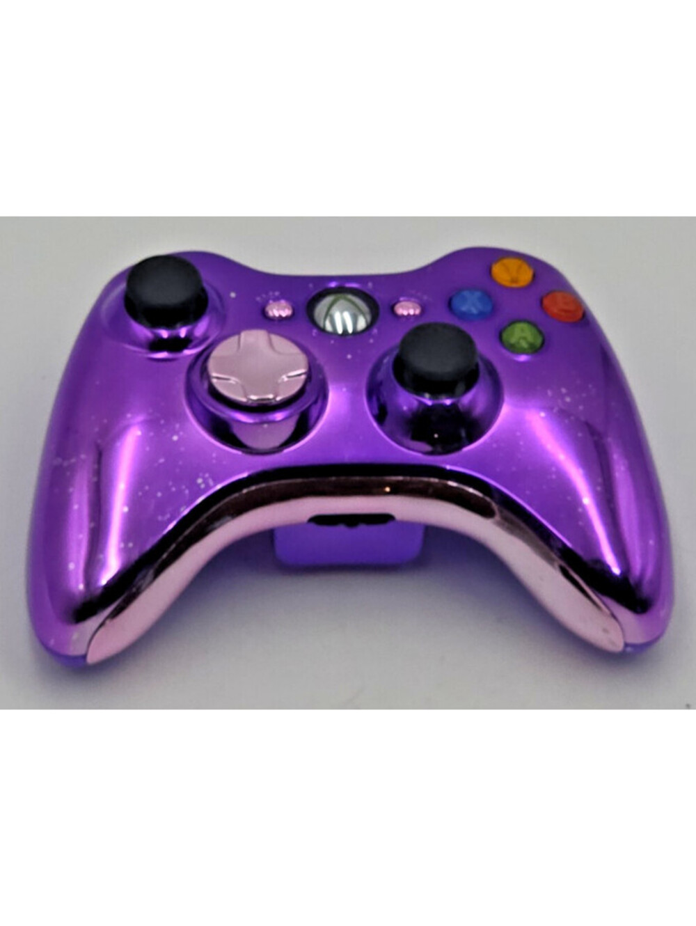 Microsoft Xbox 360 Wireless Custom Purple Chrome Pink Transforming D-Pad